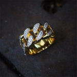 DIAMOND CUBAN RING *NEW*