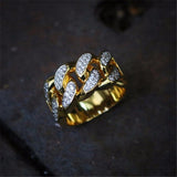 DIAMOND CUBAN RING *NEW*