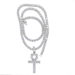 AA+ ANKH // TENNIS CHAIN IN WHITE GOLD *BUNDLE DEAL*