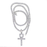 AA+ ANKH // TENNIS CHAIN IN WHITE GOLD *BUNDLE DEAL*