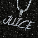 Custom Paint Font Name Necklace