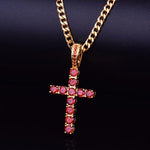 MICRO RUBY CROSS