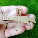 PAVED DIAMOND AK NECKLACE *NEW*