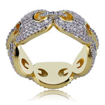 MICRO DIAMOND LINK RING *NEW*