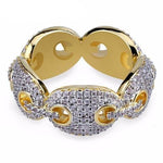 MICRO DIAMOND LINK RING *NEW*