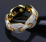 MICRO DIAMOND LINK RING *NEW*