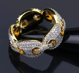 MICRO DIAMOND LINK RING *NEW*