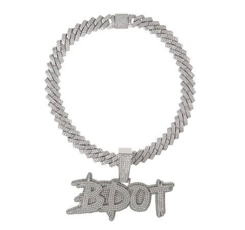 CUSTOM PAVED NAME NECKLACE