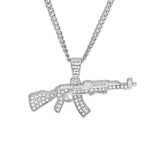 MICRO DIAMOND AK 47 NECKLACE